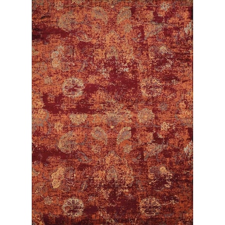 Rlm Distribution 9 ft. 8 in. x 13 ft. 2 in. Bridges Via Vicosa Rug Crimson HO3095084